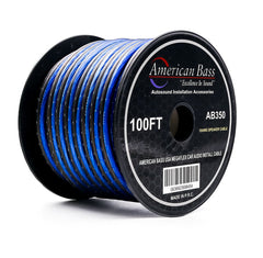 American Bass 10 GAUGE MEGAFLEX SPEAKER WIRE 100FT SPOOL