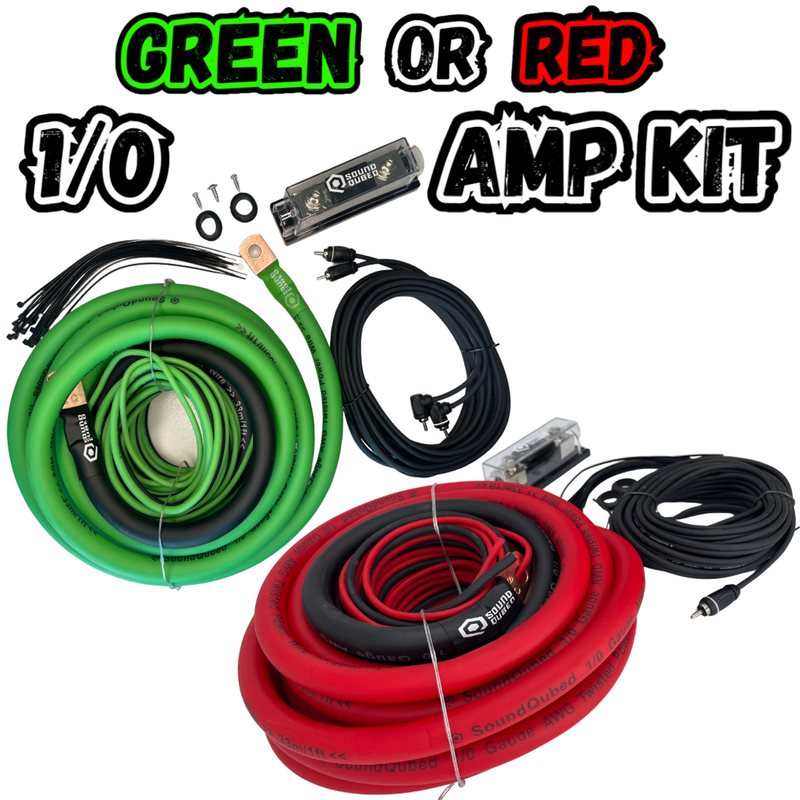 SoundQubed-1/0 Gauge CCA Amp Kit (single amp kit)