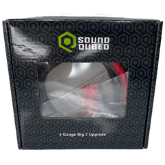 SoundQubed 4 Gauge Big 3 Upgrade Kit - CCA wire