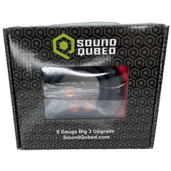 SoundQubed 1/0 Gauge Big 3 Upgrade Kit - CCA wire