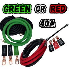 SoundQubed 4 Gauge Big 3 Upgrade Kit - CCA wire