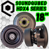 SoundQubed 18" HDX4 Series Subwoofers