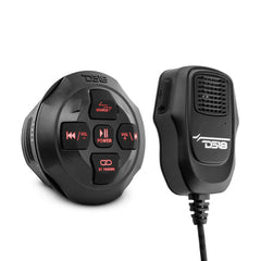 DS18 BTRCRMIC Marine And Powersports Waterproof Bluetooth Audio Receiver With Controls and Micrphone