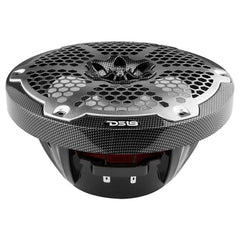 DS18 CF-8 HYDRO 8" 2-Way Marine Speakers with Integrated RGB LED Lights 450W Watts (Black Carbon Fiber) (Pair)