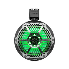 DS18 CF-X8TP NXL 8" Marine and Powersports Towers LED RGB Lights 125 Watts Rms -Black Carbon Fiber