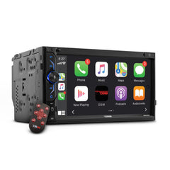 DS18 DDX6.9CP 6.9" Touchscreen Mechless Double-DIN Headunit with Bluetooth, USB, Mirror Link And Car play