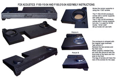 Fox Acoustics FORD F-150 2-10" FOR 2004-14 SUPER CAB, 2004-08 SUPER CREW