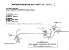 Fox Acoustics FORD F250/F350 SUPERDUTY 3-10" VENTED SUB BOX 1999-2007