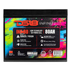 DS18 INF-80AH INFINITE 80 AH 2300 Watts AGM Power Cell 12 Volt Battery