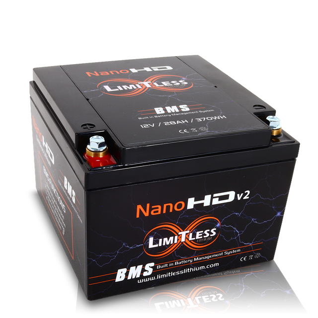 Nano -HDv2 Motorcycle / Power sports Battery Limitless Lithium