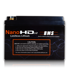 Nano -HDv2 Motorcycle / Power sports Battery Limitless Lithium