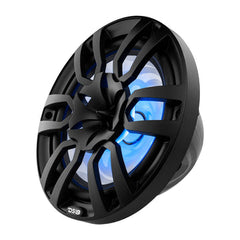 DS18 HYDRO NXL-10/BK 10" 2-Way Marine Speakers with Bullet Tweeter and Integrated RGB LED Lights Black(Pair)