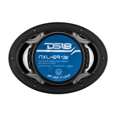 DS18 NXL-69/BK HYDRO 6X9" 2-Way Marine Speakers with Integrated RGB LED Lights 375 Watts Black