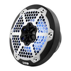 DS18 HYDRO NXL-6M/BK 6.5" 2-Way Marine Water Resistant Speakers with Integrated RGB LED Lights 300 Watts - Black