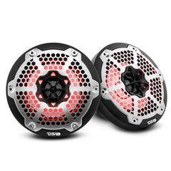 DS18 HYDRO NXL-6M/BK 6.5" 2-Way Marine Water Resistant Speakers with Integrated RGB LED Lights 300 Watts - Black