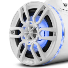 DS18 HYDRO NXL-X6TP/WH 6.5" Marine Water Resistant Wakeboard Tower Speakers with Integrated RGB LED Lights 300 Watts - White