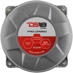 DS18 PRO-DR250 1" Throat Twist On Compression Driver with 2" Throat Phenolic VC 300 Watts 8 ohm