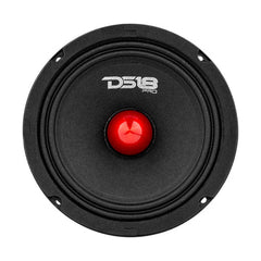 DS18 PRO-GM6B 6.5" Mid-Range Loudspeaker with Bullet 480 Watts 8-Ohm