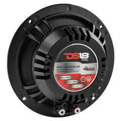 DS18 PRO-NEO6SLIM PRO 6.5" Shallow Neodymium Mid-Range Loudspeaker with Bullet 400 Watts 4-Ohm