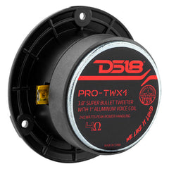 DS18 PRO-TWX1 – 1” PRO Aluminum Super Bullet Tweeter VC – 240 Watts with Capacitor Crossover Included(Pair)