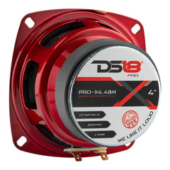 DS18 PRO-X4.4BM – 4” Mid-Range with Bullet Loudspeaker – 100 Watts 4-Ohm