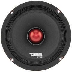 DS18 PRO-X6.4BMSL 6.5" Shallow Mid-Range Loudspeaker with Bullet 500 Watts 4-Ohm