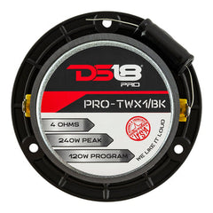 DS18 PRO-X6.4BMPK HIGH WATTAGE MID AND HIGH RANGE PACKAGE EXTREMELY LOUD PRO AUDIO 6.5" COMPONENT SET