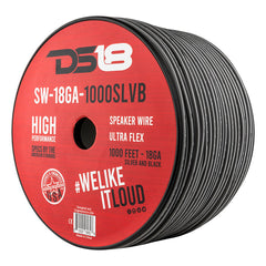 DS18 SW-18GA-1000 18-GA Ultra Flex Speaker Wire 1000 Feet