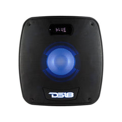 DS18 TLV 6.5" Amplified With Battery Self Powered Party Speaker With RGB LED Lights Bluetooth and TWS 200 Watts