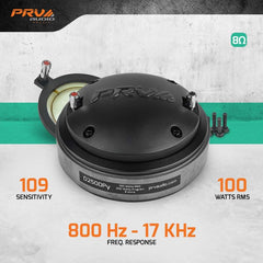 PRV AUDIO D2500Py 2" EXIT PRO AUDIO POLYIMIDE COMPRESSION DRIVER