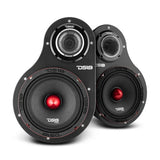 DS18 EN6P 2-Way 6" Universal Kick Panel Pod 1 X 6.5" Speaker and 1 x 3.6" Tweeter(PAIR)