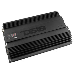 DS18 H-KO5 HOOLIGAN SPL 1-Channel Subwoofer Monoblock Car Amplifier, Voltmeter, Clip Indicator 5000 Watts RMS 1-Ohm Made In Korea