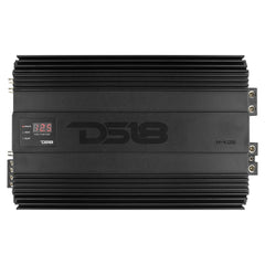 DS18 H-KO5 HOOLIGAN SPL 1-Channel Subwoofer Monoblock Car Amplifier, Voltmeter, Clip Indicator 5000 Watts RMS 1-Ohm Made In Korea