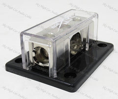 Sky High Car Audio (1) 1/0 to (2) 4ga Distribution Block Small