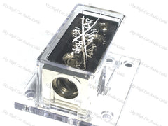 Sky High Car Audio (1) 1/0 to (4) 4GA Distribution Block