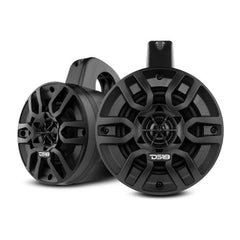 DS18 HYDRO MP4TPBT 4" Amplified With BT Marine/Wakeboard Tower Speakers 120 Watts Black