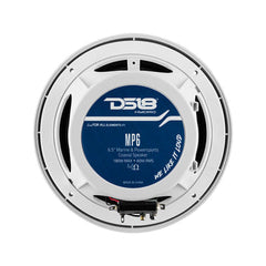 DS18 HYDRO MP6/WH 6.5" 2-Way Marine Audio Speaker 180 Watts White