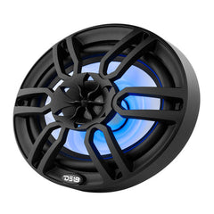 DS18 NXL-69/BK HYDRO 6X9" 2-Way Marine Speakers with Integrated RGB LED Lights 375 Watts Black