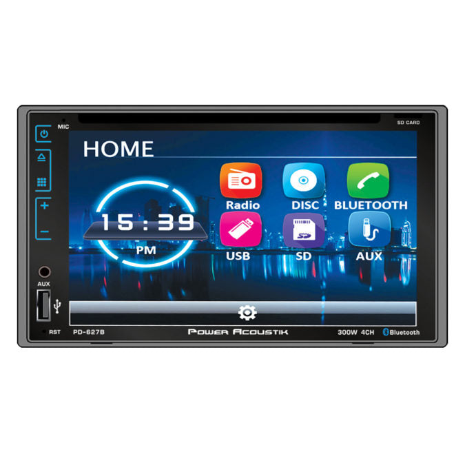 Power Acoustik PD-627B Double DIN 6.2