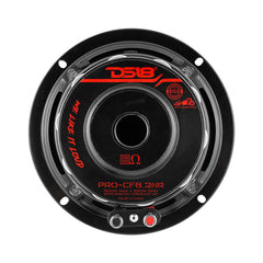 DS18 PRO-CF6.2NR 6.5" Mid-Bass Loudspeaker with Water Resistant Carbon Fiber Cone and Neodymium Rings Magnet 500 Watts 2-Ohm