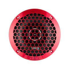 DS18 PRO-ZT6 6.5" Water Resistant Mid-Range Loudspeaker with Built-in Bullet Tweeter and Grill 450 Watts 4-Ohm